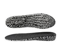 Alzas para el calzado Plantillas elevadoras for zapatos PU espuma de partículas arroz transpirable suave senderismo protege(2.5cm Black,EU 43-44)