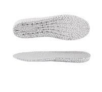 Alzas para el calzado Plantillas elevadoras for zapatos PU espuma de partículas arroz transpirable suave senderismo protege(1.5cm grey,EU 39-40)