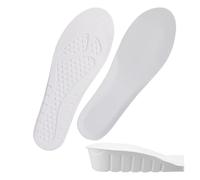 Alzas Para Zapatos Hombre Plantillas deportivas de espuma viscoelástica for aumentar la altura 1,5/2,5/3,5 cm for hombres y mujeres(White - 3.5cm,EU 37-38)