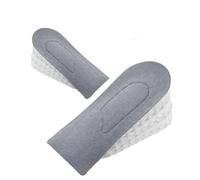 Alzas Para Zapatos Hombre Plantillas invisibles for aumentar la altura, 1 par, for mujeres y hombres, media plantilla de 3 capas con aire(Grey 5cm)