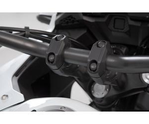 Alzas y acercadoras de manillar SW Motech 20 mm en negro para SUZUKI, MOTO GUZZI, BENELLI, (Ver más marcas)