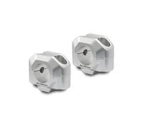 Alzas y acercadoras de manillar SW Motech 20 mm en plata para SUZUKI, MOTO GUZZI, BENELLI, (Ver más marcas)