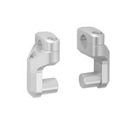 Alzas y acercadoras de manillar SW Motech 60 mm en plata para BMW G 650 X-MOTO 06-09 | G 650 X-COUNTRY 06-09 | G 650 X-CHALLANGE 06-09