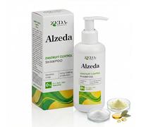 ALZEDA Champú Anticaspa 200 ml - Con sulfuro de selenio, ácido salicílico y aceite de macadamia - Sin sulfatos - Para cuero cabelludo sensible y todo tipo de cabello - Limpieza profunda y suave