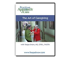 Alzheimer's Dementia Hands-On Care DVD: "The Art of Caregiving" with Care Expert Teepa Snow
