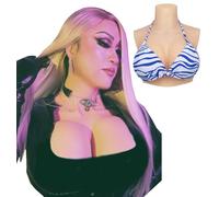 ALZRGORA Fake boobs Breastplate Silicone breasts forms C-G CUP for Crossdresser Cosplay Drag Queen