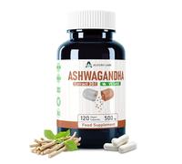Alzuro Labs Ashwagandha | 10.000mg equivalente (500mg 20:1 Extracto) | 120 cápsulas veganas | Apoyo a altas dosis de estrés, energía y sueño | Suministro de 4 meses | Probado en laboratorio |