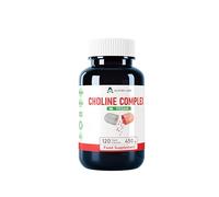 Alzuro Labs Complejo de colina | (bitartrato de colina, fosfatidilserina, citicolina CDP) | 120 Cápsulas veganas | Alta dosis | Suministro de 4 meses | Probado en laboratorio | Suplemento dietético