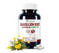 Alzuro Labs Extracto de raíz de diente de león 500 mg - 90 cápsulas veganas | Extracto 20:1 equiv. a 5000 mg | Apoya hígado, digestión y desintoxicación | Probado en lab. independiente | GMP