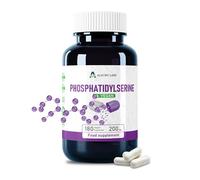 Alzuro Labs Fosfatidilserina | 200 mg | 180 Cápsulas Veganas | derivado de Girasol, sin Soja | Suministro para 6 Meses | GMP & Probado por Laboratorio Independiente