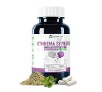 Alzuro Labs Gymnema Sylvestre 400mg - 90 Cápsulas Veganas | Potencia Elevada para Niveles Saludables de Azúcar en Sangre | Analizado por Laboratorio Externo | Certificación GMP