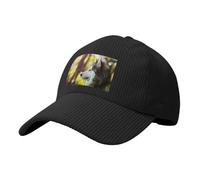 ALZVULG Alaskan Malamute Bokeh Mascotas Perros Lindo, Gorra de béisbol de Pana Sombreros clásicos Ajustables para papá Sombreros de Camionero