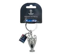 Am Ball Com UEFA Champions League Llavero Trofeo, Final Budapest 26, Miniatura 3D de Copa con Colgante de Color, Llavero de Zamak, Pieza de Colección, Artículo para Aficionados, Regalo para Hombres