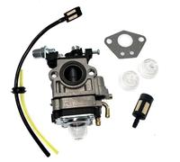 AM - Carburador con filtro de manguera de gasolina para Fuxtec FX-PS152 / FX-MS152 / FX-MT152 / MFS520 / FX-FSR152 Desbrozadora Multiool 2 en 1 4 en 1 3PS 52 ccm