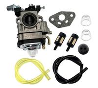 AM - Carburador para desbrozadora Fuxtec FX-PS152 FX-MS152 FX-MT152 MFS520 FX-FSR152 con manguera de gasolina, filtro de gasolina