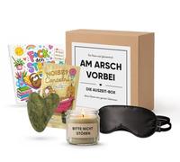 Am Culo pasando - La caja de tiempo libre - Tu pausa de toda la locura - Regalo divertido y atrevido contra el estrés - Divertida idea de regalo Wellness Set - Cesta de regalo para spa relajante