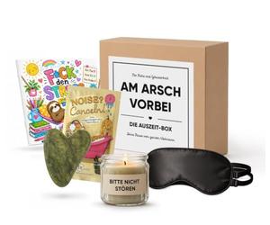 Am Culo pasando - La caja de tiempo libre - Tu pausa de toda la locura - Regalo divertido y atrevido contra el estrés - Divertida idea de regalo Wellness Set - Cesta de regalo para spa relajante