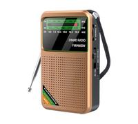 Am/FM Radio Portatil Pequeña Recargable - Radios Pequeña Pilas con Toma De Auriculares, Ra-DIO Portátil De Bolsillo, por-tatil Peq-ueña FM/Am