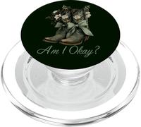 Am I Okay Boot Western Texas Cowgirl Coquette Bow Mujer Niña PopSockets PopGrip para MagSafe