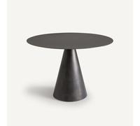 AM.PM Mesa de linóleo para 3/4 comensales, Maÿra. Color Negro de Roma