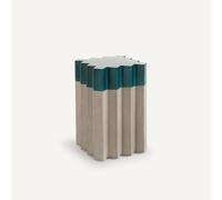 Am.pm Mesa rinconera cuadrada, Graphir. Color Azul