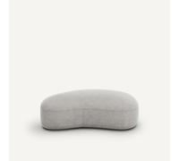 Am.pm Reposapiés de terciopelo stonewashed, Rosebury. Talla 1 plaza. Color Beige