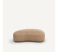 Am.pm Reposapiés de terciopelo stonewashed, Rosebury. Talla 1 plaza. Color Beige