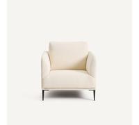 Am.pm Sillón de poliéster, Oscar diseño E. Gallina. Talla 1 plaza. Color Blanco
