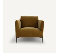 Am.pm Sillón de terciopelo, Oscar diseño de E. Gallina. Talla 1 plaza. Color Marron