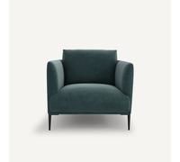 Am.pm Sillón de terciopelo, Oscar diseño de E. Gallina. Talla 1 plaza. Color Verde