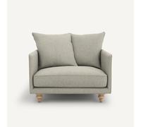 Am.pm Sillón de tweed, Lazare. Talla 1 plaza. Color Blanco