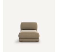 Am.pm Sillón modular de terciopelo Sister design E.Gallina. Talla 1 plaza. Color Beige