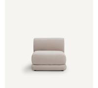 Am.pm Sillón modular de terciopelo Sister design E.Gallina. Talla 1 plaza. Color Gris