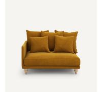 Am.pm Sofá con un único reposabrazos, Lazare. Talla sofá derecha. Color Amarillo
