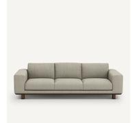 AM.PM Sofá de 3 o 4 plazas, en tweed, Cerea. Color Natural/gris claro