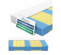 AM Qualitätsmatratzen Colchón de Espuma 200x200cm de 7 Zonas Premium Plus - Colchon Espuma viscoelástica 200x200 de firmeza Blanda- Made in Germany - Colchón viscoelástico Oeko Tex - 19 cm de Altura