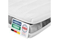 AM Qualitätsmatratzen Sobrecolchon 90x200 cm Firme - Topper Made in Germany - Topper colchón con certificación Oeko Tex 90x200 H4 / H3 para Cama Box Spring - sobre colchon Firme 90x200 Funda Lavable