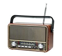 Am SW FM Radio Vintage Retro Portátil, Radio Bluetooth Portatil, USB Incorporado,TF/SD Kart, Entrada AUX, para la decoración del hogar, Regalo