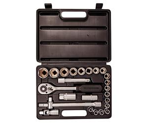 Am-Tech 25 Piezas 1/2 Pulgadas Drive Juego de Dados, I0460