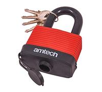 Am-Tech - T0750 50 mm, Resistente a la Intemperie, Color Rojo, Rojo, T0755