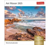Am Wasser Postkartenkalender 2025 - Wechenkalender mit 53 Postkarten: Kalender im Postkarten-Format zum Aufstellen-Format. 53 Postkarten mit stimmungsvollen ... Verschicken (Postkartenkalender