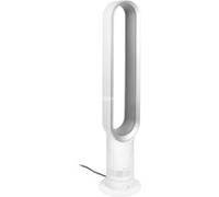 AM07 Plata, Blanco, Ventilador plateado/blanco, Ventilador sin aspas para el hogar, Plata, Blanco, Piso, ABS sintéticos, 64 dB, 19 cm