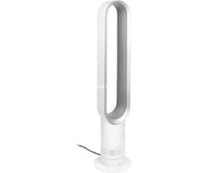 AM07 Plata, Blanco, Ventilador plateado/blanco, Ventilador sin aspas para el hogar, Plata, Blanco, Piso, ABS sintéticos, 64 dB, 19 cm
