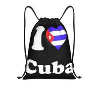 Ama A Cuba Unisex Bolsa De Gimnasio Con Cordón Bolsa De Deporte Impermeable Mochilas Deportiva Para Viaje Yoga Senderismo Voleibol