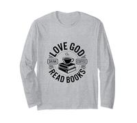 ¡Ama a Dios, Bebe café, Lee Libros! Manga Larga