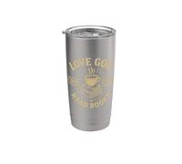 Ama a Dios, Beber café, Leer libros, Amantes, Vendimia, Cristiano Vaso térmico de acero inoxidable de doble pared