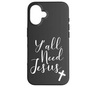 Ama a Jesús Cristiano Todos Necesitan a Jesús Carcasa para iPhone 16