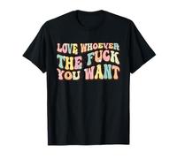Ama a quien Quieras LGBTQAI+Queer Orgullo Gay Lindo Aliado Camiseta