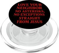 Ama a tu prójimo sin asteriscos, sin excepciones PopSockets PopGrip para MagSafe