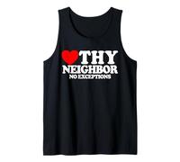 Ama a tu prójimo Sin excepciones Fe Cristiana Jesús Camiseta sin Mangas